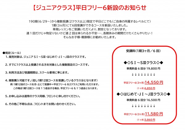 Microsoft Word - 平日フリー6案内文